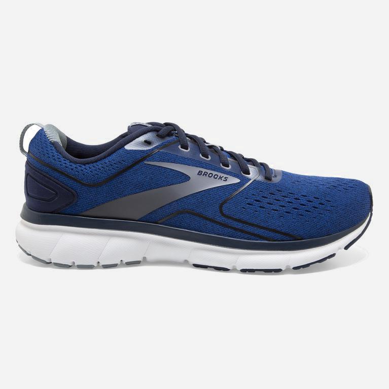 Brooks Transmit 3 Hardloopschoenen voor Heren Blauw /Donkerblauw/Grijs (TUHLF-1058)